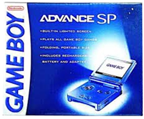 Game Boy Advance SP AGS 001 Console Cobalt Blue Boxed CeX IE